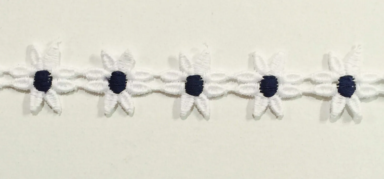 7/8" Venice Lace Daisy Trim - 9 Continuous Yards - Many Colors Available!