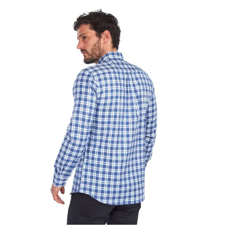 Barbour Highland Check 35 Mens Tailored Shirt - White
