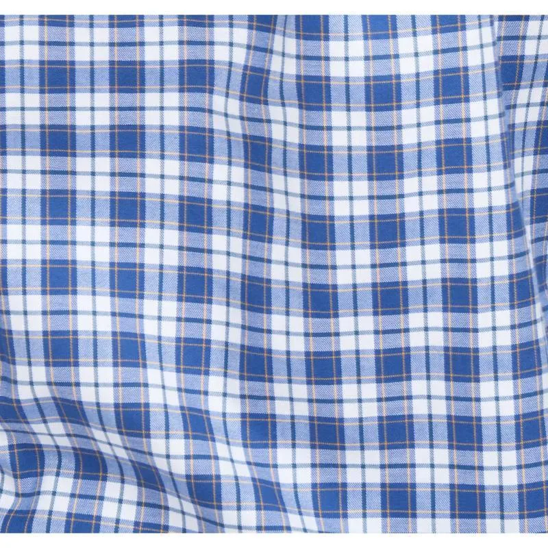Barbour Highland Check 35 Mens Tailored Shirt - White