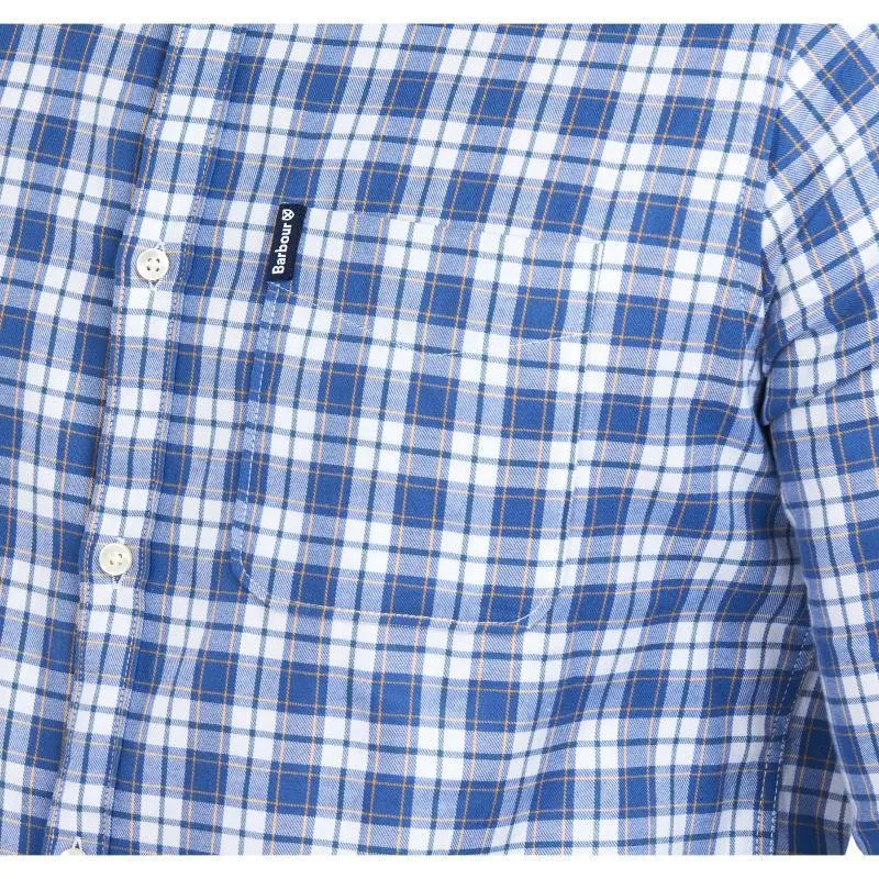 Barbour Highland Check 35 Mens Tailored Shirt - White