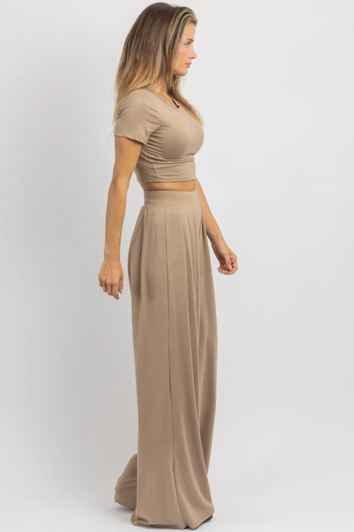 BUTTER SOFT TOAST PALAZZO PANT SET *BACK IN STOCK*