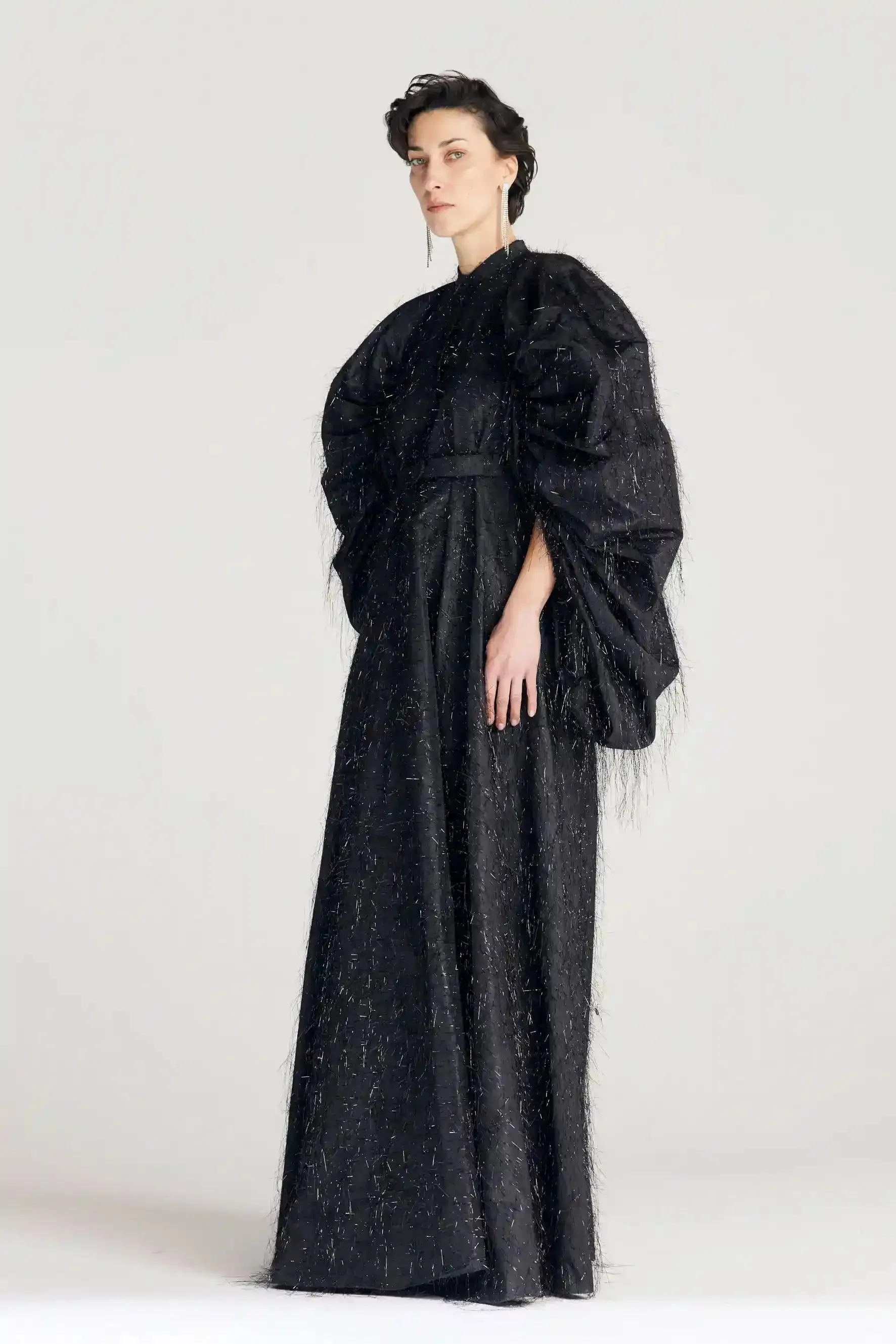 Encompass Taffeta Gown - Black Sparkle