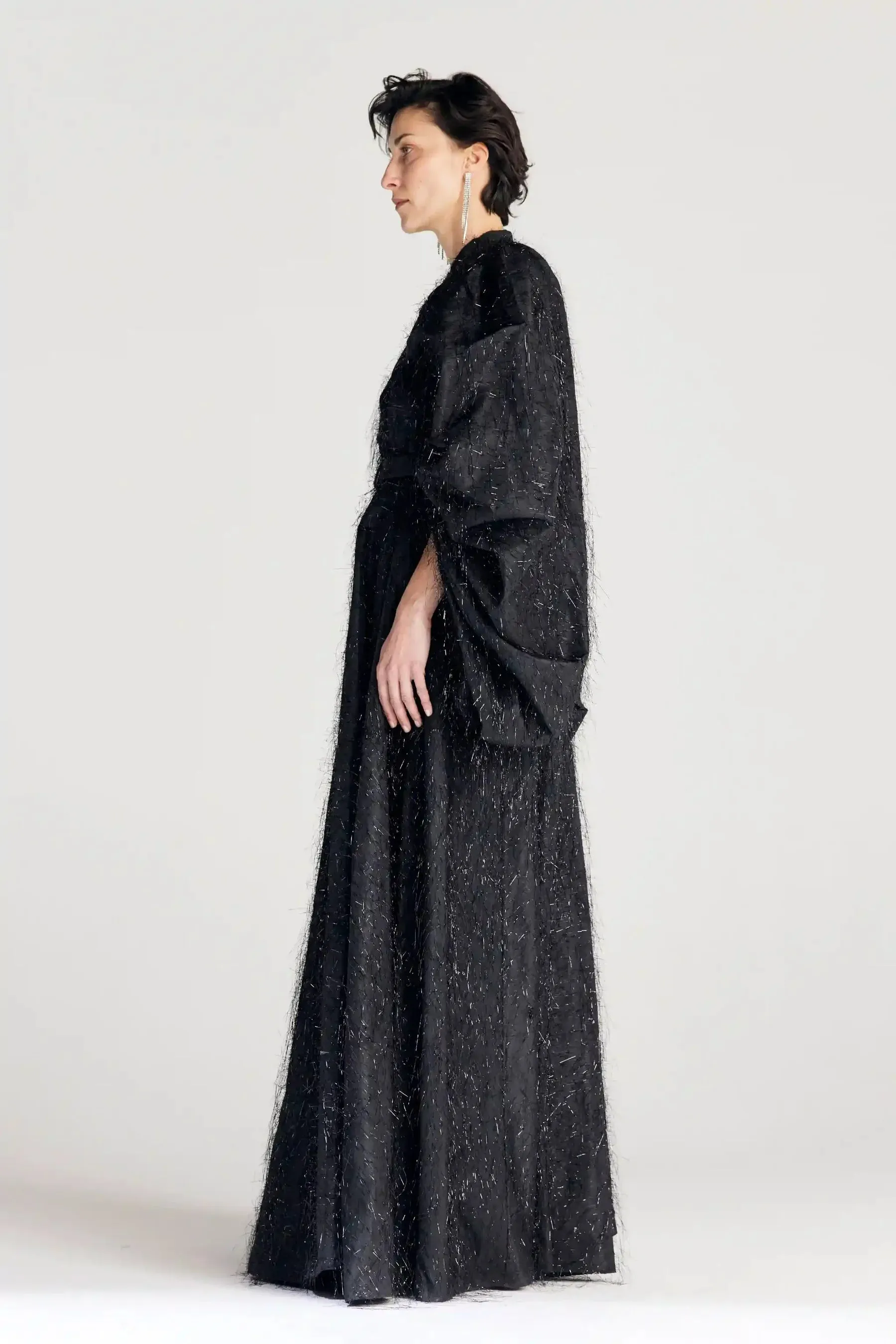 Encompass Taffeta Gown - Black Sparkle