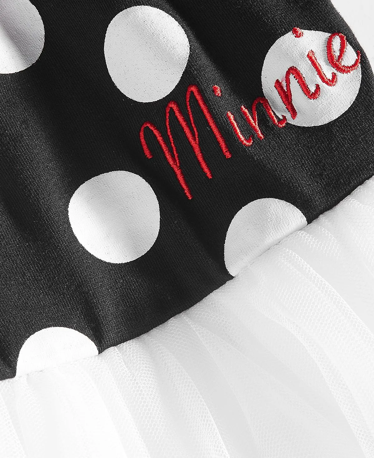 Little Girls Minnie Mouse Disney Polka Dot Mesh Dress