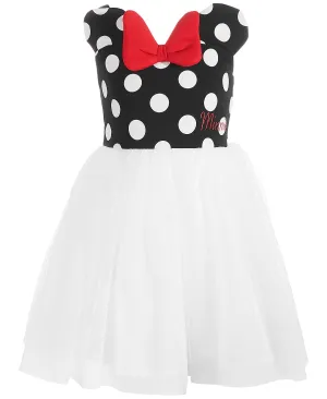 Little Girls Minnie Mouse Disney Polka Dot Mesh Dress