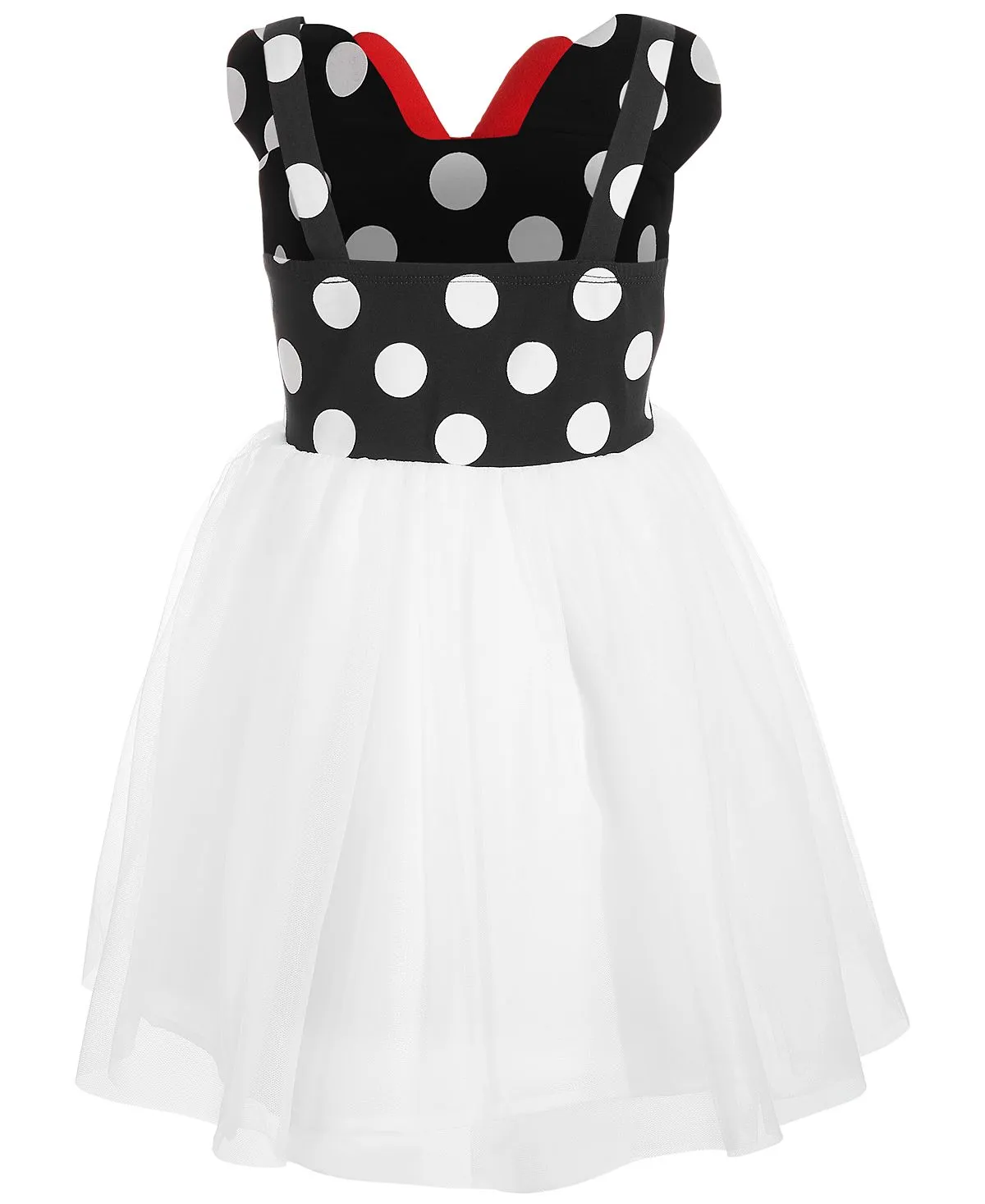 Little Girls Minnie Mouse Disney Polka Dot Mesh Dress