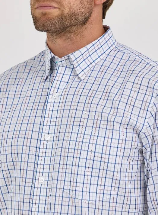 Men's Wrangler Cojo White Multi Plaid Shirt