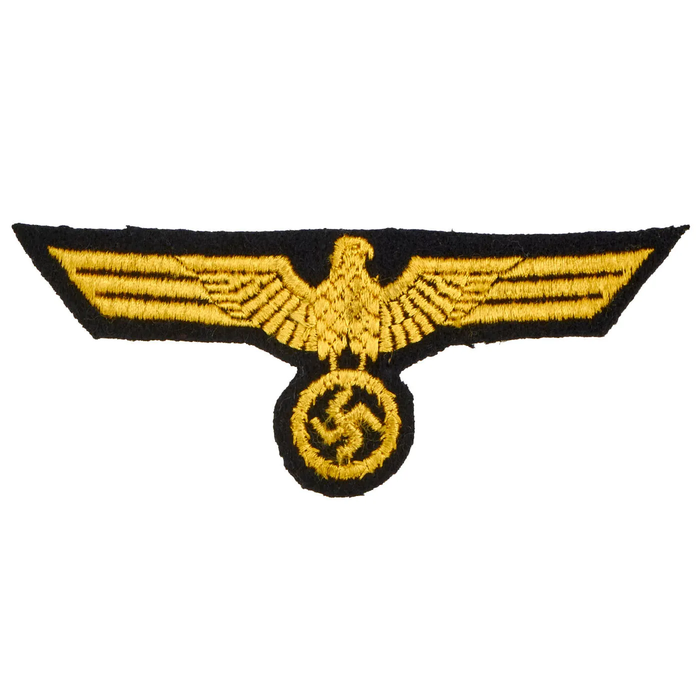 Original German WWII Kriegsmarine Coastal Artillery EM/NCO Steel Belt Buckle by Josef Feix & Söhne and Insignia Lot - 4 Items